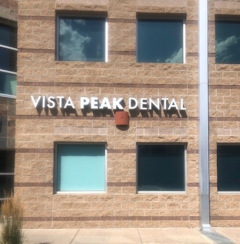 Vista peak dental patient in Lakewood CO